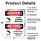 Signmission 10 in Height, 7 in Width, Plastic, Rectangle, Bilingual OS-2PACK-DS-P-710-VS-1261 - alternate 7